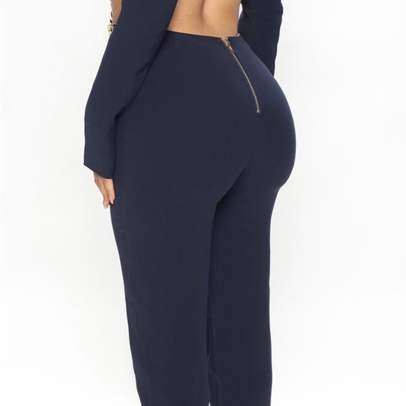 Talk Business to Me!!! Navy sexy pantsuit - Picture 3 of 3